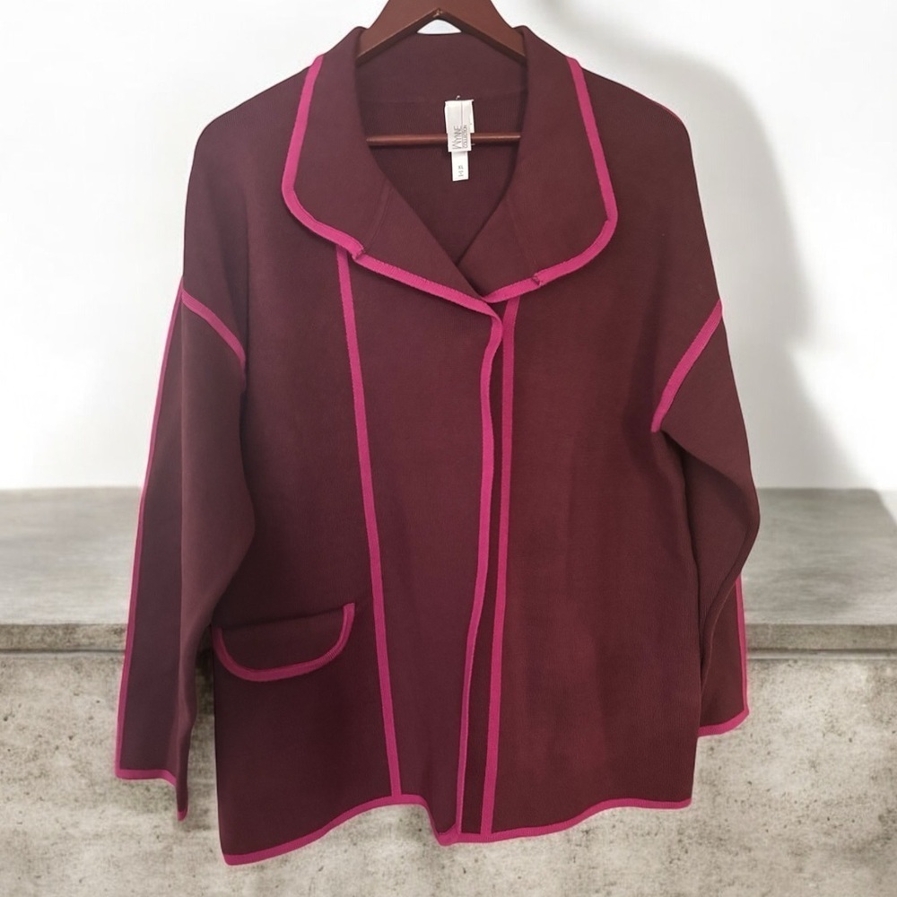 Wynne Collection Sweater Blazer NWOT